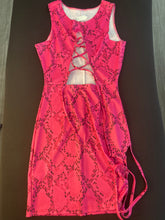 Load image into Gallery viewer, Fitting Snake Print Party Dress
