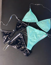 Load image into Gallery viewer, Cheeky 2 Piece Leather Swimsuit

