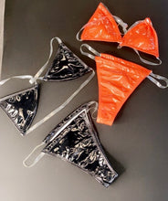 Load image into Gallery viewer, Cheeky 2 Piece Leather Swimsuit
