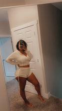 Load image into Gallery viewer, 2 Piece Velour Short Set
