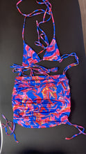 Load image into Gallery viewer, 2 Piece Mini Skirt Set W/ Bikini Top
